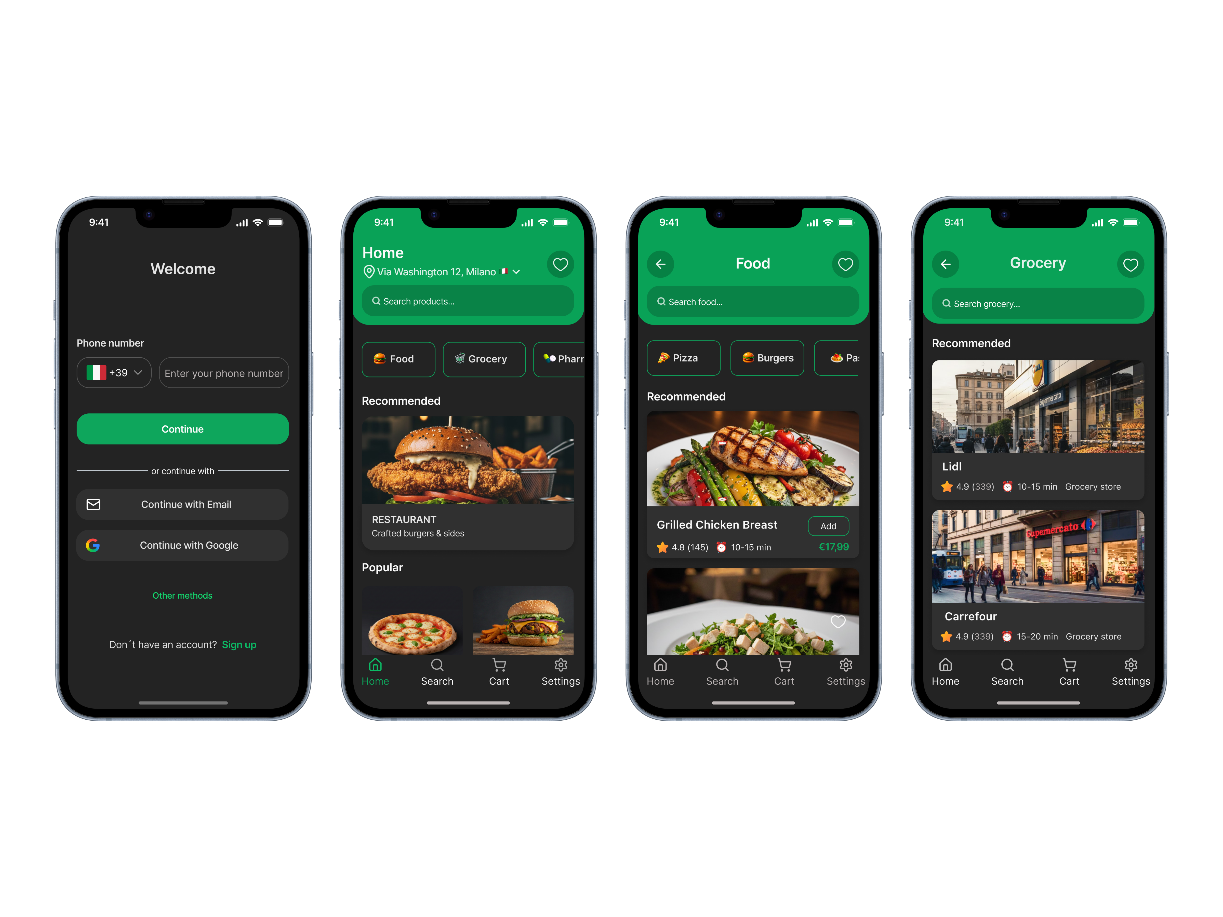 Shop Helper app screen 1